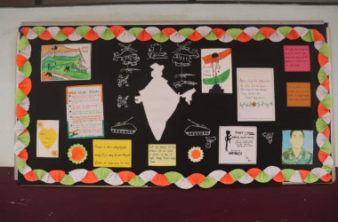 Kargil Victory Day, notice board decoration 26 July 2022