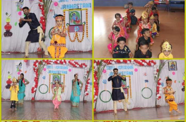 Celebration of Krishna Janmashtami by Montessori section 