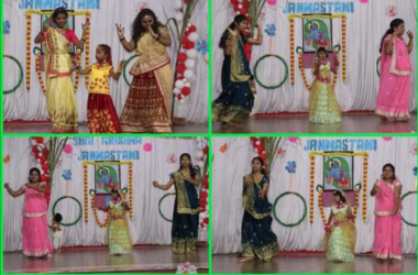 Celebration of Krishna Janmashtami by Montessori section 